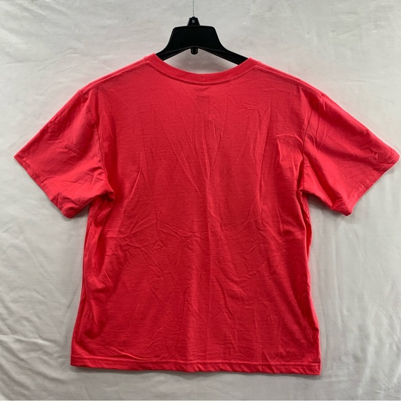 Bobbie Brooks Women Short Sleeve Crew Neck Red Floral Print Top T-Shirt Size XL - Picture 9 of 12